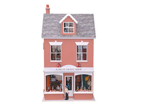 ドールハウス　本体 キット ジュビリーショップJubilee Shop キット 英国　Dolls House Workshop社製 写真のドールハウス内の備品等はイメージ用に展示してあるだけで　商品には含まれません