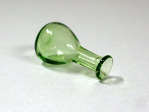画像3: 花瓶/デキャンタ　グリーン　ガラス製