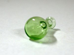 画像4: 花瓶/デキャンタ　グリーン　ガラス製