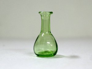 画像5: 花瓶/デキャンタ　グリーン　ガラス製