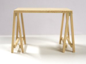 画像4: 架台式テーブル　未塗装
