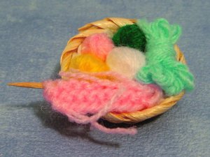 画像3: 編み物セット＆かご