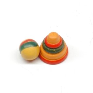 画像3: 木のおもちゃ　ボール,輪投げセット