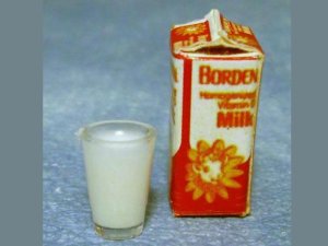 画像1: ミルク（牛乳）＆　グラス