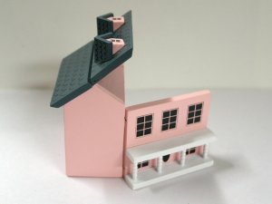 画像4: ドールハウス用ドールハウス　ピンク
