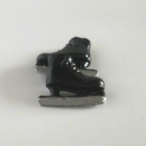 画像1: スケート靴　黒