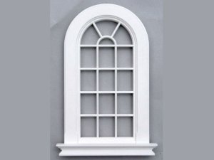 画像1: アーチ型窓枠　プラスティック製
