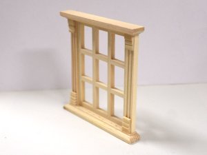 画像2: 窓枠（9窓）　木製