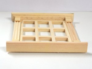 画像4: 窓枠（9窓）　木製