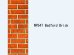 画像4: 紙　外壁用　A3 (297 × 420 ミリ)　"Brick"　Bedford (4)
