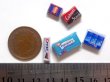 ミニチュア　1/12サイズのパッケージ5個セット