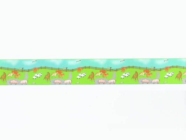 画像1: 壁紙　ボーダー用　長さ:約42cm 　Farmyard Border (1)