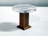 画像: 大理石トップ・テーブル　ホワイト