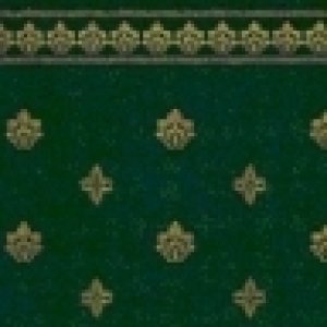 画像: 壁紙　A3 (297 × 412 ミリ)室内壁用　"Garden Crest" Green & Ivory