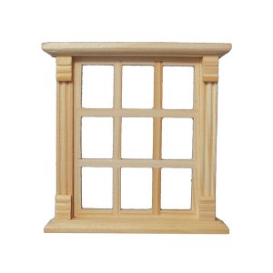 画像: 窓枠（9窓）　木製