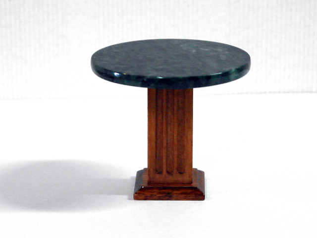 画像1: 大理石トップ・テーブル　グリーン