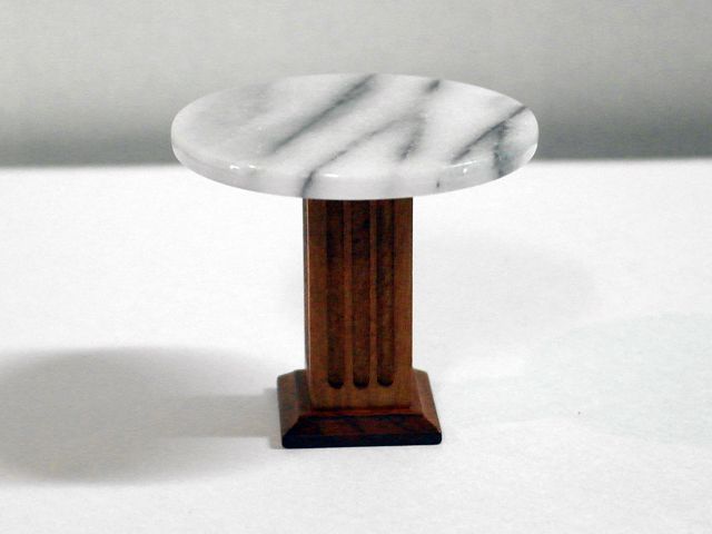 画像5: 大理石トップ・テーブル　ホワイト