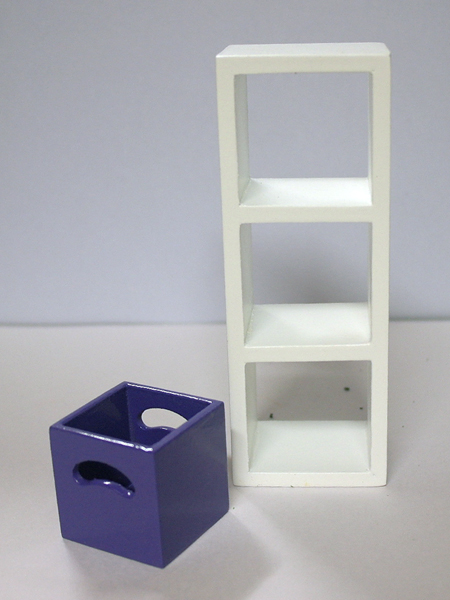 画像5: 収納ボックス付　収納ユニット(紫)