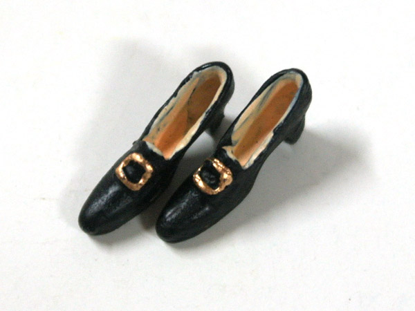 画像3: 婦人靴　バックル付き　黒