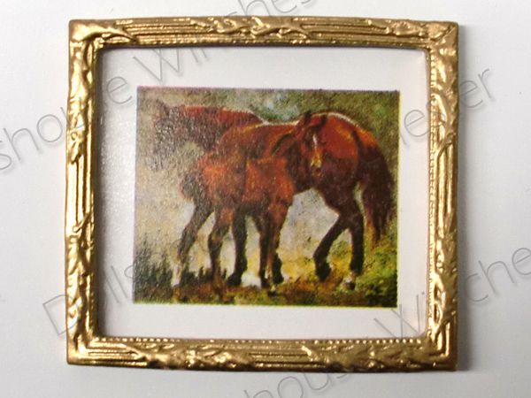 画像2: 絵画　”Horses in the Meadow ”