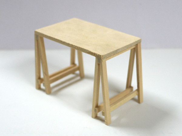 画像2: 架台式テーブル　未塗装