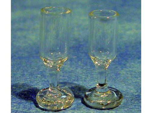 画像2: ガラス製ワイングラス　ペア(2個)