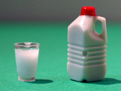 画像1: ミルク・カートン　＆　グラス