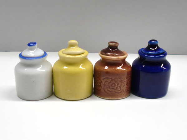 画像3: 陶器　保存容器　黄色