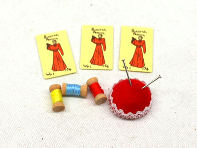 画像1: ピン・クッション（針刺し）セット　裁縫用具