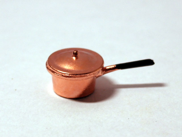 画像1: 銅　ソースパン（片手鍋）