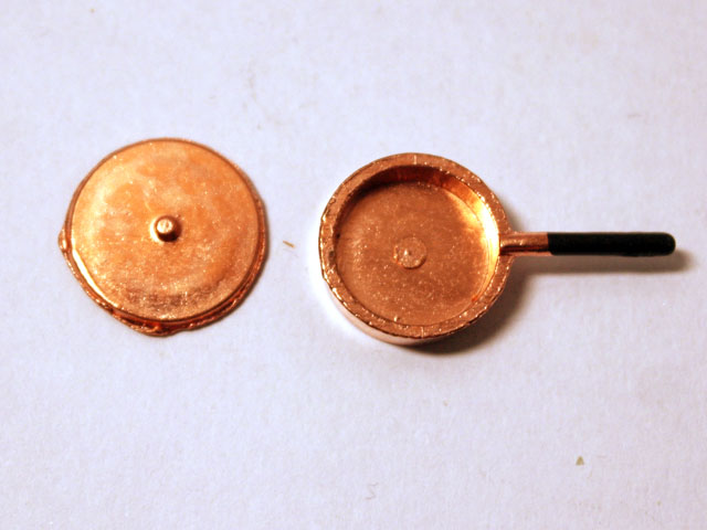 画像2: 銅　蓋付ソースパン（鍋）（径18mm）