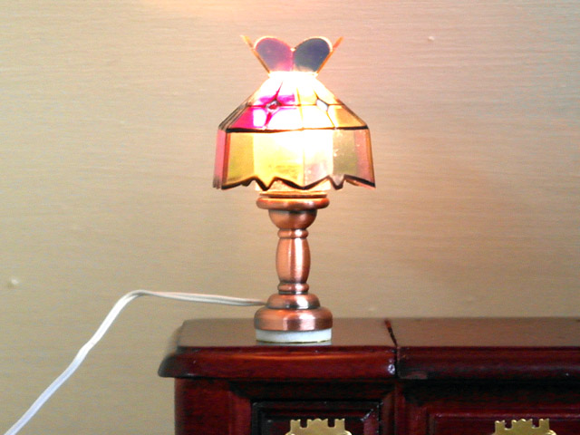 画像1: 照明　テーブル・ランプ　ティファニー　カラー