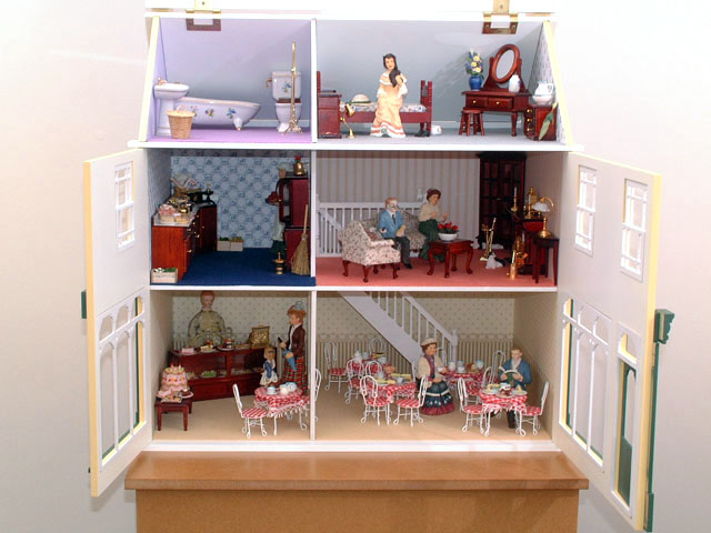 アークライト・ショップ Arkwright's Shopキット キット ドールハウス 本体,1/12サイズのドールハウス用ミニチュア,