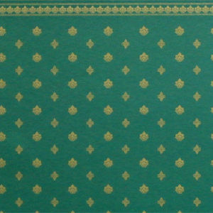 画像2: 壁紙　A3 (297 × 412 ミリ)室内壁用　"Garden Crest" Green & Ivory