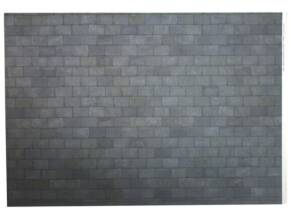 画像2: 壁紙　屋根スレート　A3 (297 × 420 ミリ)　Grey Slate  Paper
