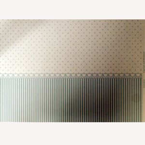 画像3: 壁紙　A3 (297 × 421 ミリ)　"Grosvenor"　Aqua/Cream