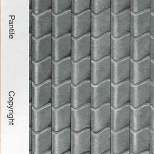 画像3: 紙　屋根用　A3 (297 × 420 ミリ)　"Pantile"　Grey