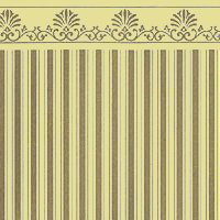 画像1: Majestic Stripe Wallpaper Gold / Beige